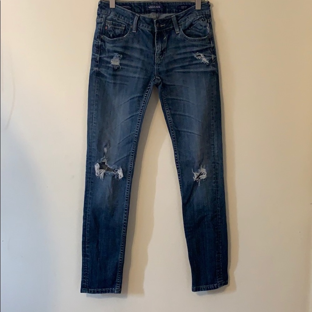 Vigoss The Thompson double roll cuff skinny